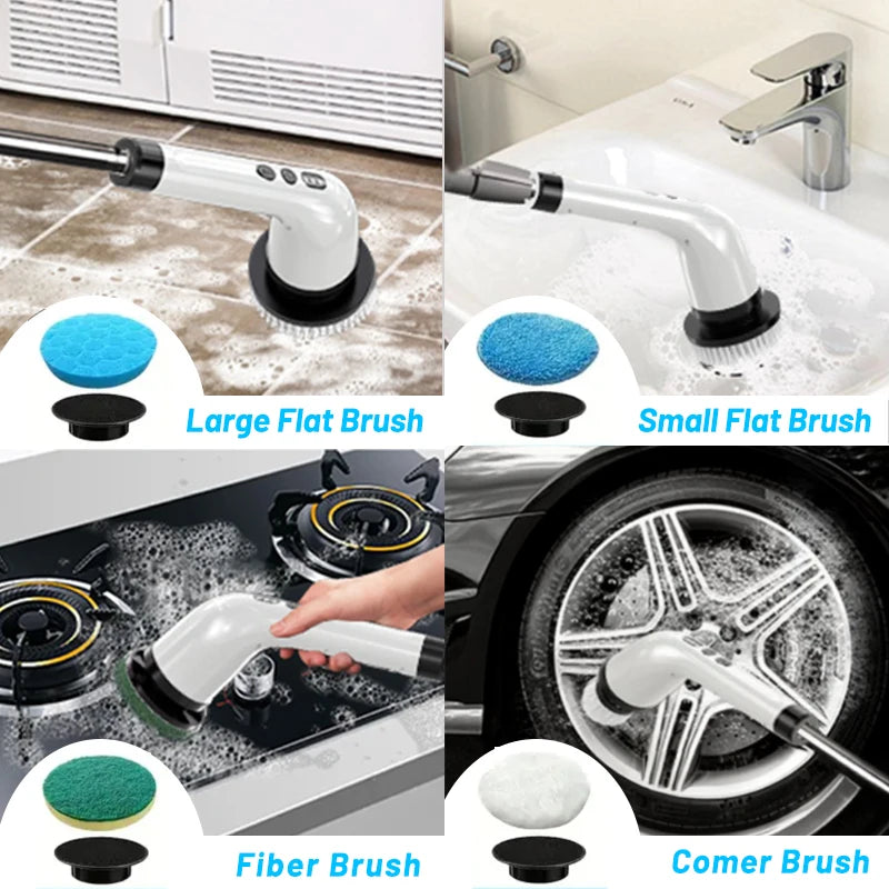 FastClean Power Spin Scrubber – Cordless Electric Cleaning Brush